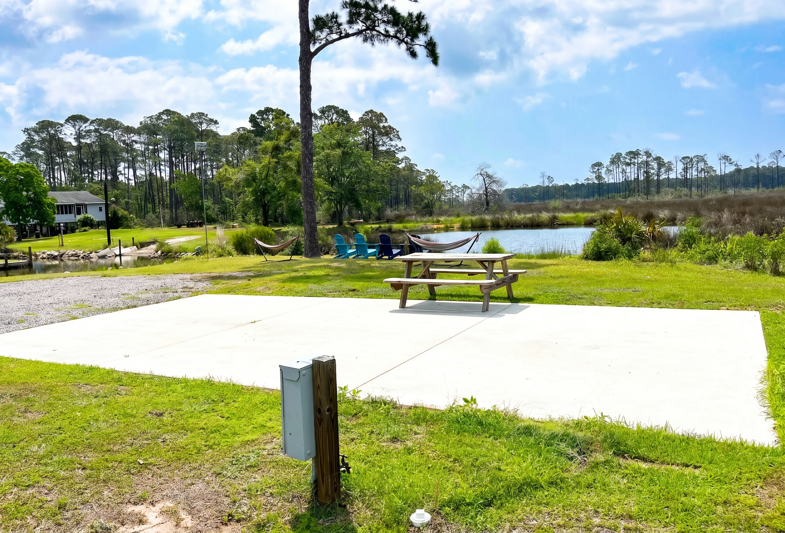 1 Concrete RV Pad